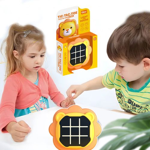 Gra Elektroniczna 3w1 Kółko i Krzyżyk Memory Lew Pomarańczowy na Arena.pl