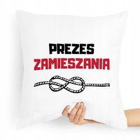 Dla Prezesa Viceprezes Poduszka Prezes Zamieszania Z Nadrukiem Ze Zdjęciem