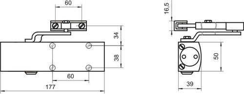 SAMOZAMYKACZ STS-1500 BRĄZOWY na Arena.pl