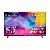 Telewizor 50" UHD Google TV Kruger&Matz DVB-T2/T/C H.265 HEVC