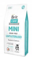 Brit Care Mini Light&Sterilised Grain Free sucha karma Rabbit & Salmon 7 kg
