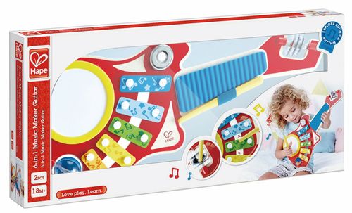 HAPE Instrument muzyczny 6w1 Gitara na Arena.pl