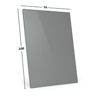 SZYBA POD KOMINEK HARTOWANA 6MM GRAFIT 100x50