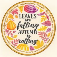 CIASTKO LUKROWANE PUMPKIN COLORS ROZ.M KOŁO JESIEŃ RĘCZNIE ROBIONE