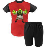 Krótka Piżama dziecięca Shrek