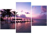 OBRAZ MAGICZNY ZACHÓD SŁOŃCA MALEDIWACH