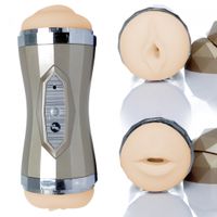 Podwójny Masturbator Pochwa I Usta 35 Funkcji Usb