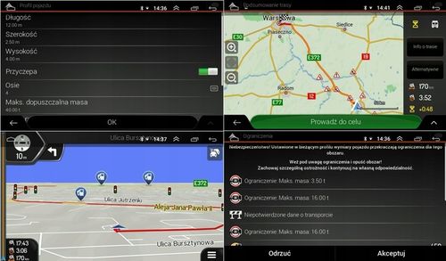 NAWIGACJA CIĘŻAROWA GPS 7" UROUTE ANDROID IGO NEXTGEN KORKI TMC ONLINE na Arena.pl
