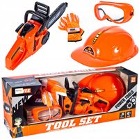 Piła motorowa łańcuchowa dla dzieci + Kask + Okulary + Rękawiczki - Stator