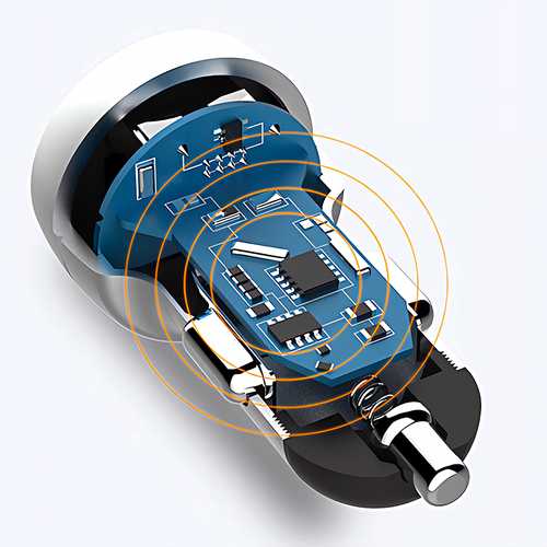 SZYBKA ŁADOWARKA SAMOCHODOWA 6X USB USB-C QC 3.0 KABEL USB 3W1 LIGHTNING na Arena.pl