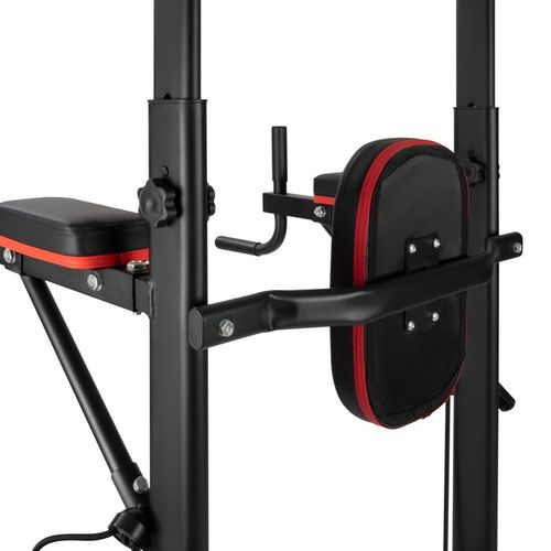 DRĄŻEK STACJONARNY WIELOFUNKCYJNY DO PODCIĄGANIA PORĘCZE DO ĆWICZEŃ DIPÓW na Arena.pl