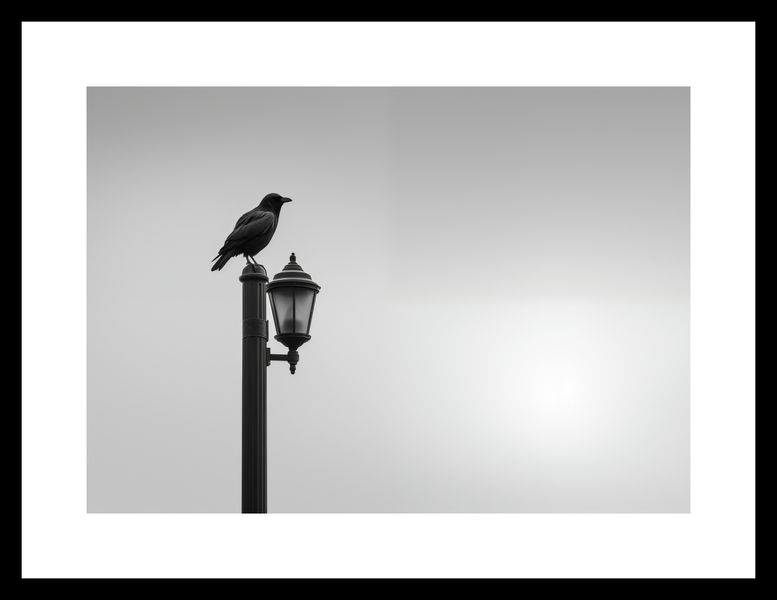 Plakat 29,7x21cm Samotny Postój Kruka zdjęcie 3