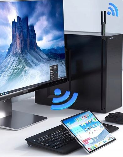 KARTA SIECIOWA WIFI USB ADAPTER 5GHz NA WI-FI 1300mbps 2 ANTENY ZEWNĘTRZNA na Arena.pl