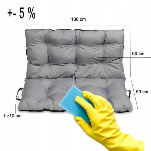 Poduszka na ławkę huśtawkę 100x60x50 stal na Arena.pl