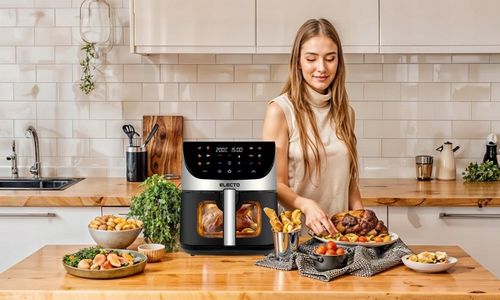 AIR FRYER FRYTKOWNICA BEZTŁUSZCZOWA DUŻA 8L 2000W APLIKACJA WIFI NA na Arena.pl