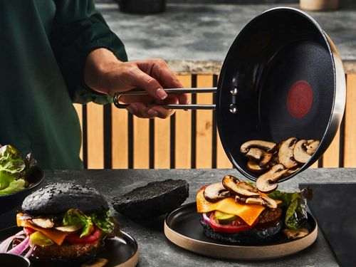 Patelnia TEFAL Nordica 20 cm stal indukcja powłoka ceramiczna na Arena.pl