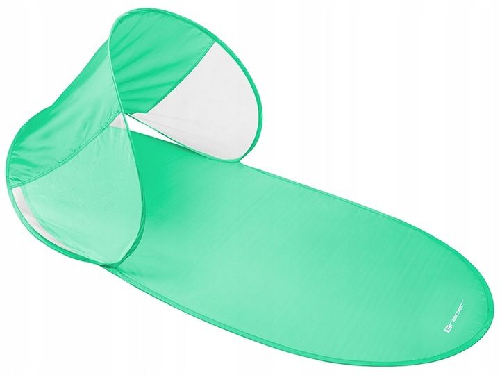 MATA PLAŻOWA Z DASZKIEM SKŁADANA 145 X 70 CM BIWAK zdjęcie 2