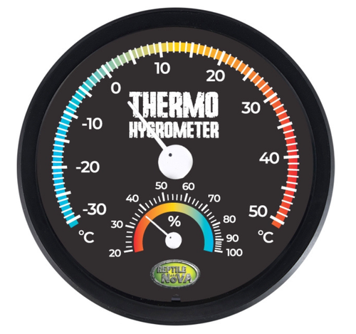 REPTILE NOVA Termometr higrometr wilgotnościomierz analogowy do terrarium na Arena.pl