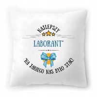 Poduszka Dla Laboranta Na Urodziny Na Prezent Z Nadrukiem Ze Zdjęciem