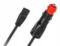 KABEL ZASILACZ ŁADOWARKA DO LODÓWKI SAM. 4m 12/24V