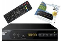 DEKODER TUNER TV NAZIEMNEJ DVB-T2 HEVC WYŚWIETLACZ