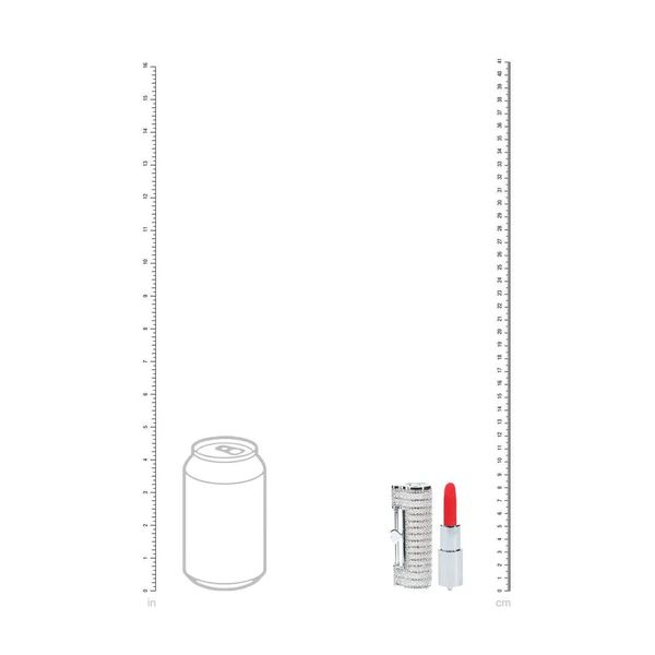 Angel - Lipstick Vibrator With 4 Attachments - Clear zdjęcie 8