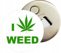 Otwieracz DO PIWA z magnesem na PREZENT I LOVE WEED duży wybór wzorów