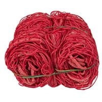Siatka do bramki 7,32x2,44m czerwona PE fi4 10x10cm RomiSport