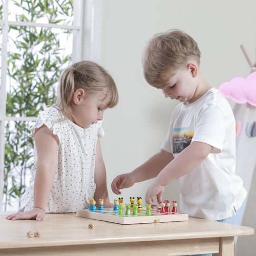 VIGA Drewniana gra Ludo Chińczyk na Arena.pl