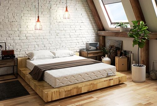 Materac 120x200 kieszeniowy 21 cm ŚREDNIO TWARDY dwustronny 7 stref na Arena.pl