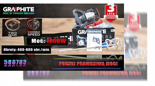 Mieszarka GRAPHITE 58G783 na Arena.pl
