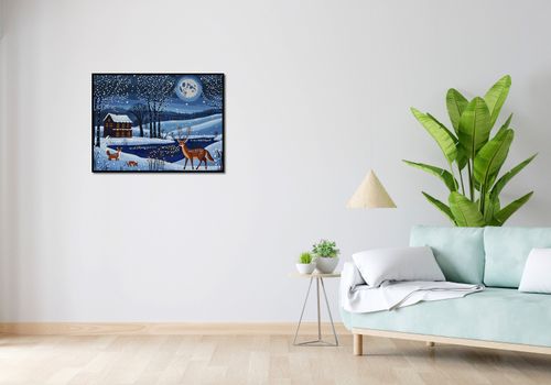 Plakat 80x60cm Przyszła Zima na Arena.pl