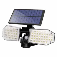 LAMPA LED SOLARNA Z CZUJNIKIEM OGRODOWA ZEWNĘTRZNA