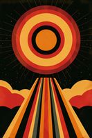 Plakat 30x45cm Promienie Witalności