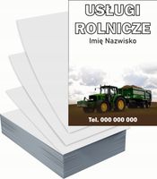 Ulotki A6 reklamowe firmowe 1000 szt projekt w cenie USŁUGI ROLNICZE