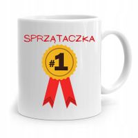 Dla Sprzątaczki Kubek Prezent Sprzątaczka Na Medal Z Nadrukiem Ze Zdjęciem