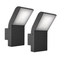 2 SZT LAMPA ZEWNĘTRZNA ŚCIENNA ELEWACYJNA LED E27