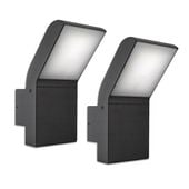2 SZT LAMPA ZEWNĘTRZNA ŚCIENNA ELEWACYJNA LED E27
