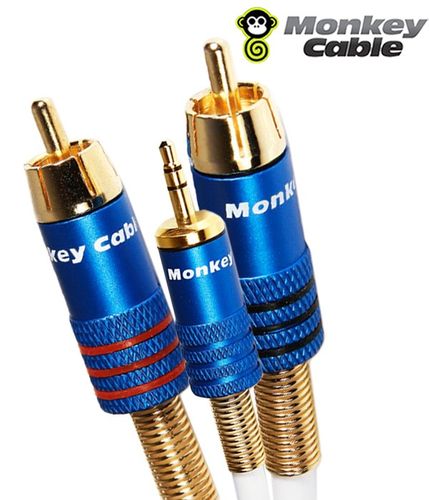 Kabel Jack 3.5 Stereo - 2RCA MonkeyCable Concept MCTJ2P5 - 5m na Arena.pl