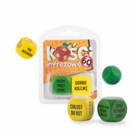 Zabawka - Kości Imprezowe - Na 60 Urodziny - Różne Kolory