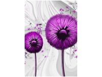 100 70CM OBRAZ PŁÓTNO FIOLETOWE DMUCHAWCE 3 PŁÓTNO RAMA