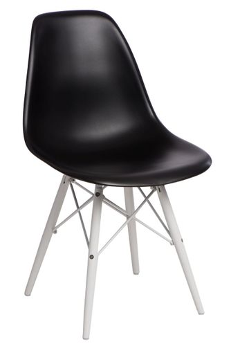 Krzesło P016W PP czarne/white  D2 na Arena.pl