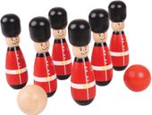 Drewniane KRĘGLE gwardia królewska zestaw 8 części