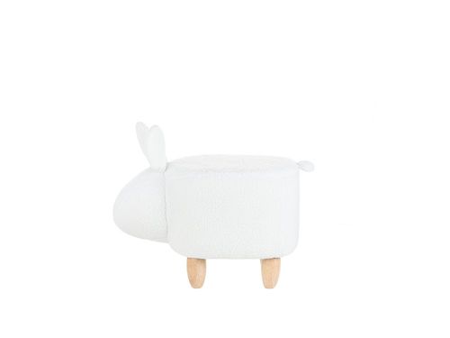 Pufa Tapicerowana Biała Bunny na Arena.pl