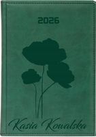 TERMINARZ A6 2026 książkowy Kalendarz TYGODNIOWY z grawerem imieniem