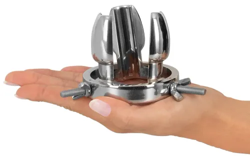 fetish collection metalowy wziernik regulowany srebrny 6,4 cm stal na Arena.pl