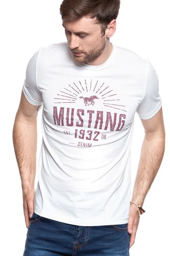 MUSTANG Basic Print Tee CLOUD DANCER 1007533 2020 M na Arena.pl