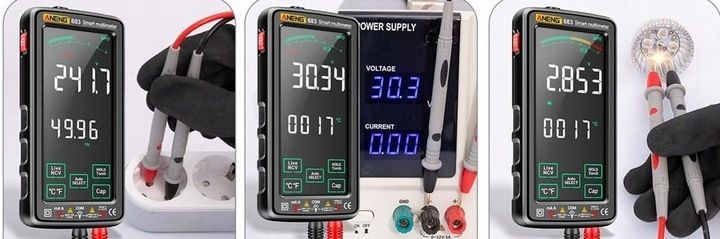 Multimetr cyfrowy ANENG 683 AC/DC 6000 zliczeń zdjęcie 7
