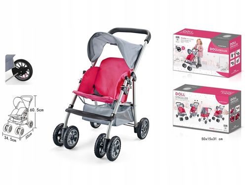 Wózek spacerówka dla lalki Super Lekki na Arena.pl