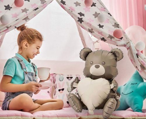 Balon foliowy Miś Matuś 3D, 55x41x33 cm na Arena.pl